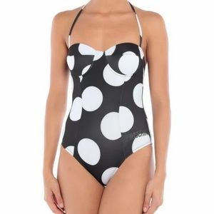 Authentic Moschino One Piece Polka Dot Bathing Suit